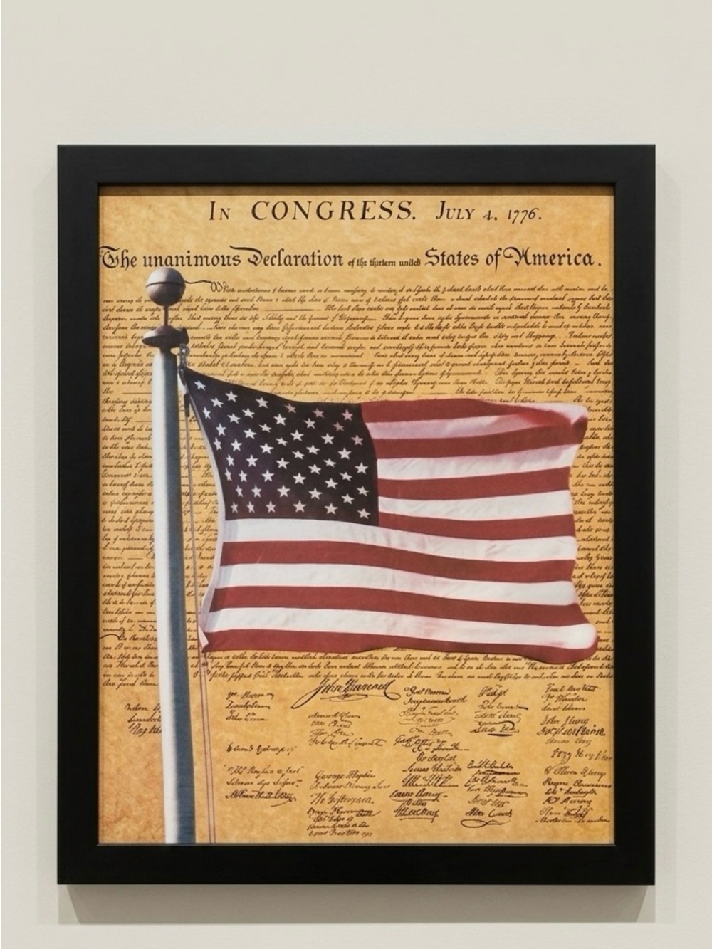 American Flag Framed Wall Art